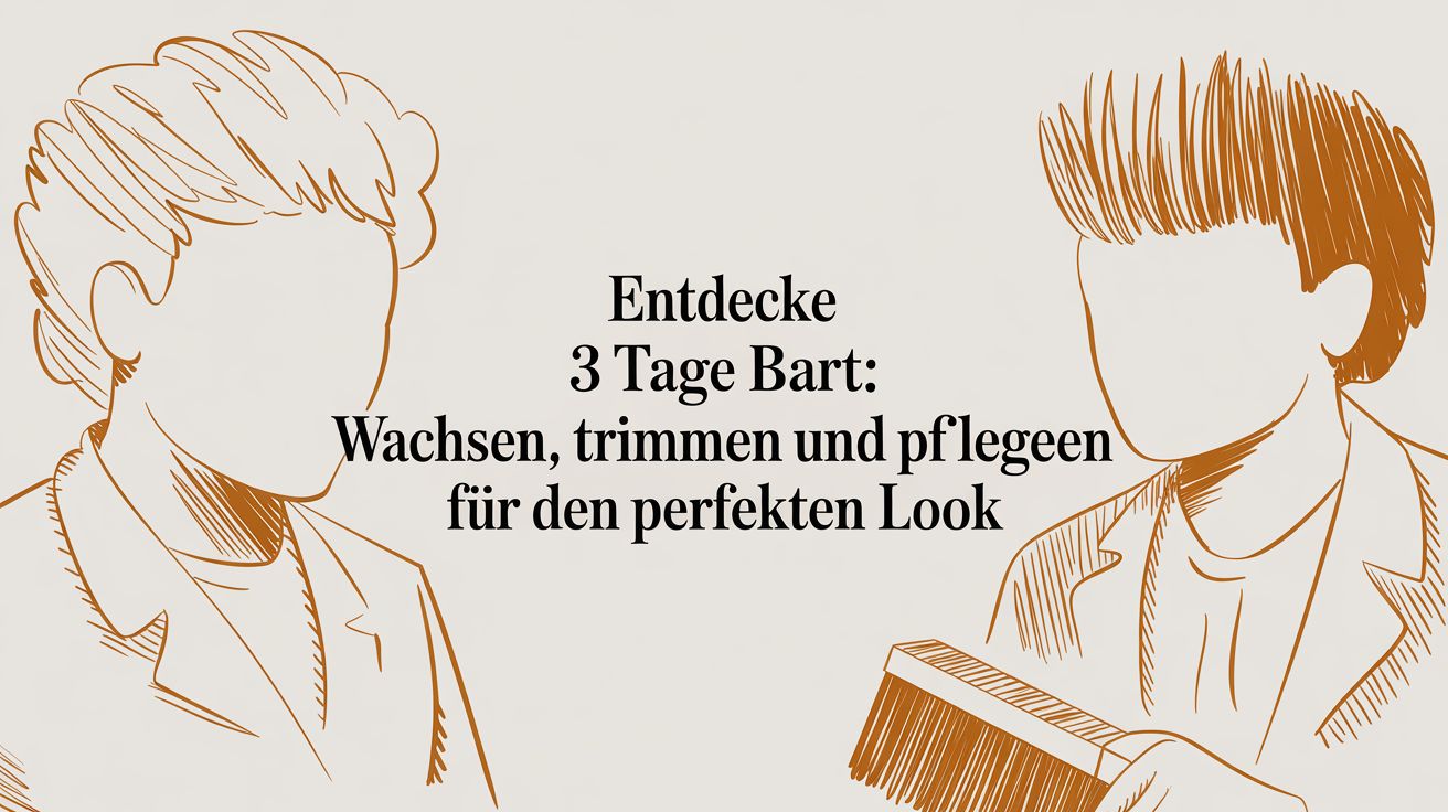 Entdecke den 3-Tage-Bart: Wachsen, Trimmen und Pflegen für deinen perfekten Look
