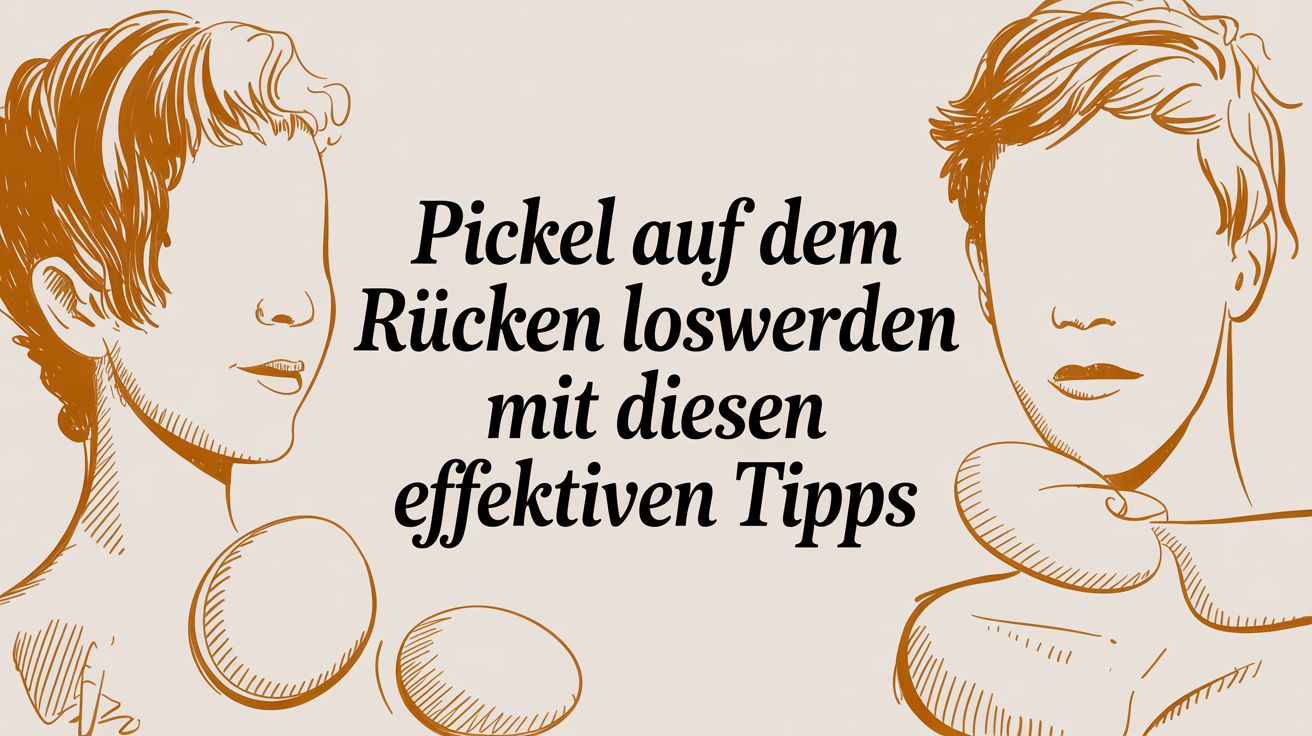 Pickel auf dem Rücken loswerden mit diesen effektiven Tipps