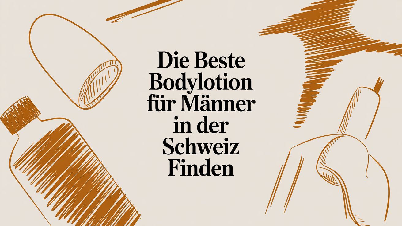 Die beste Bodylotion für Männer in der Schweiz finden