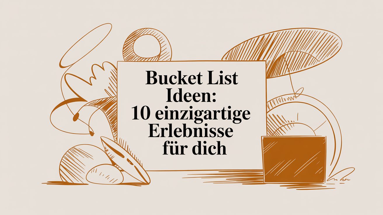 Bucket List Ideen: 10 einzigartige Erlebnisse für dich