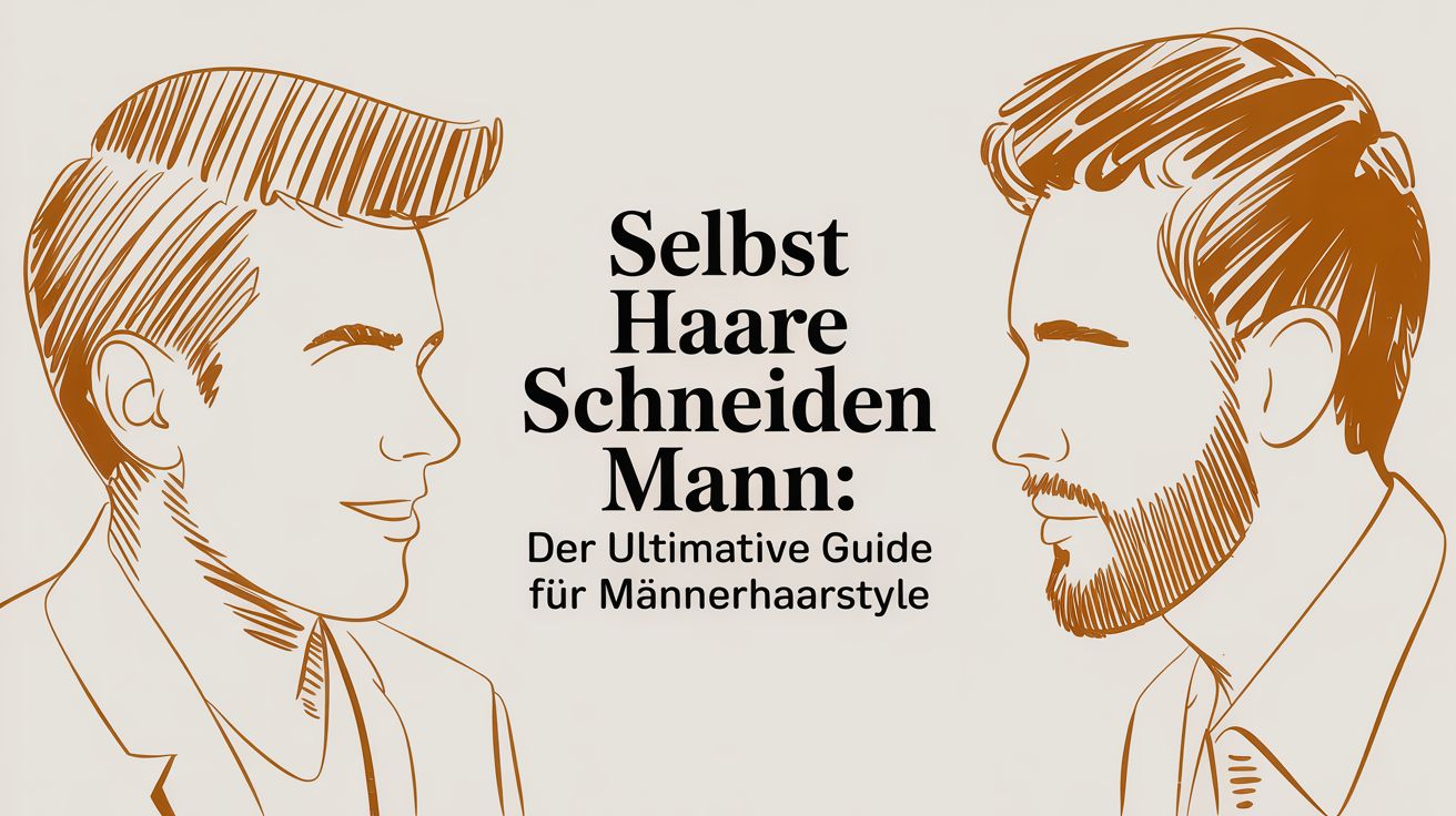 Selbst Haare schneiden Mann: Der ultimative Guide für deinen Männerhaarstyle