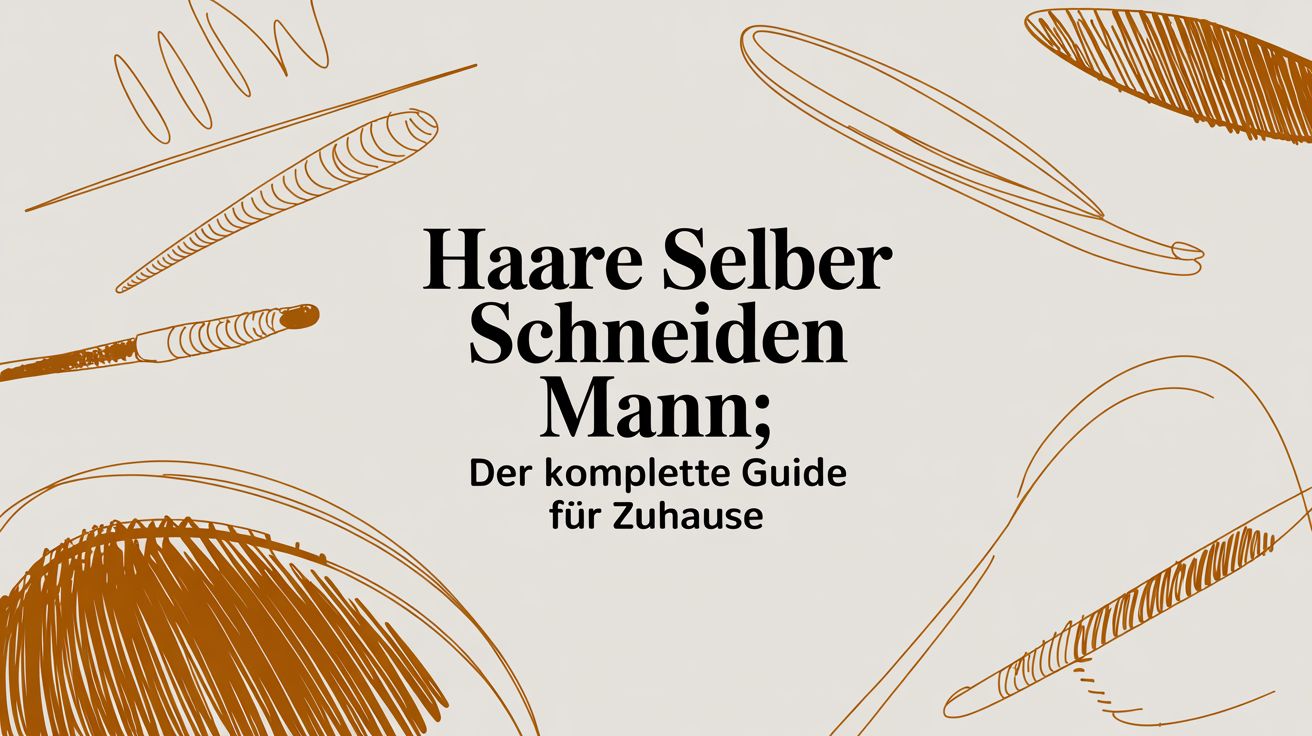 Haare selber schneiden Mann: Der komplette Guide für zuhause