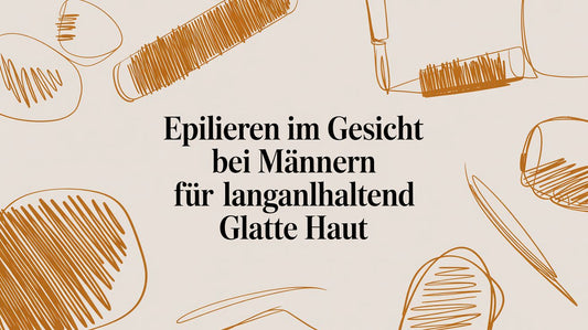 Epilieren im Gesicht bei Männern für langanhaltend glatte Haut