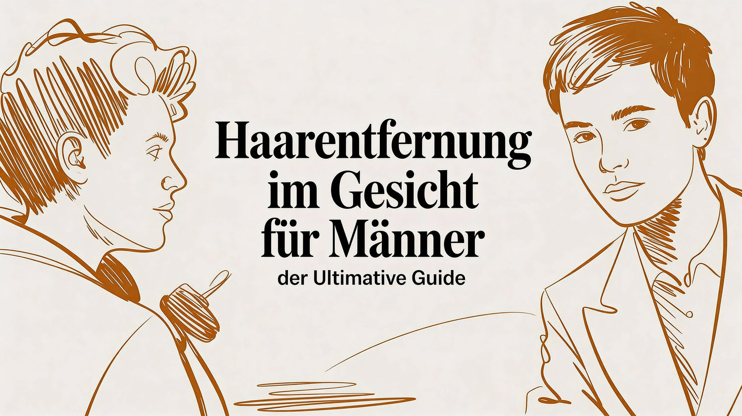 Haarentfernung im Gesicht für Männer: der ultimative Guide