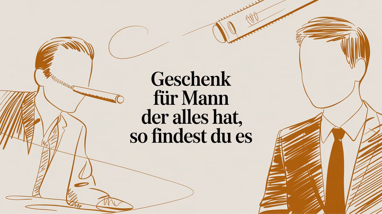 Geschenk für Mann der alles hat: So findest du es