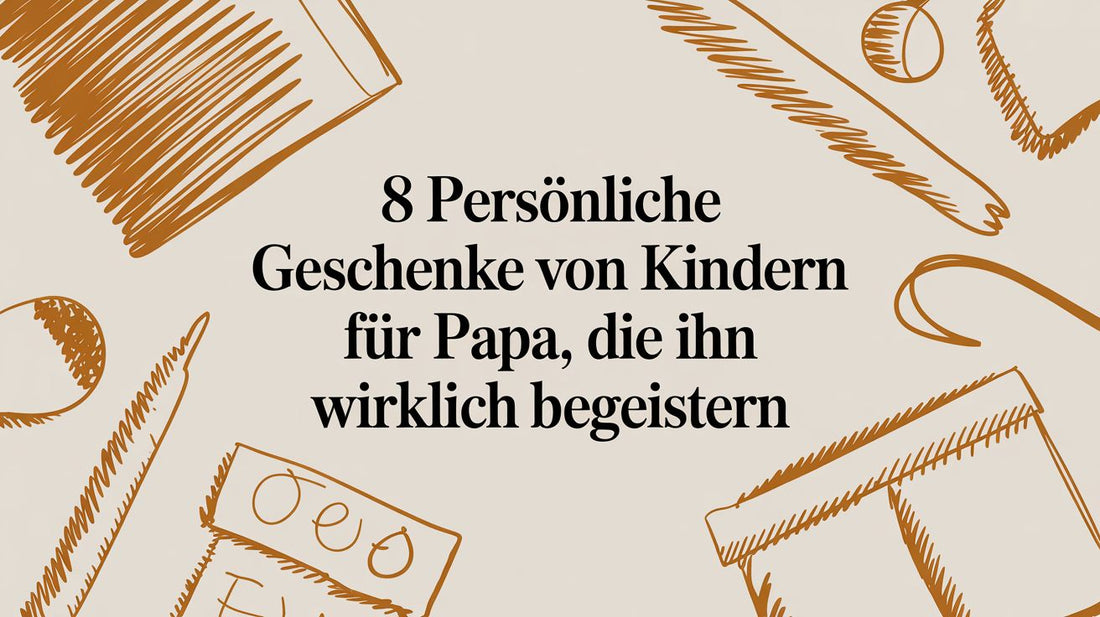 8 persönliche Geschenke von Kindern für Papa, die ihn wirklich begeistern