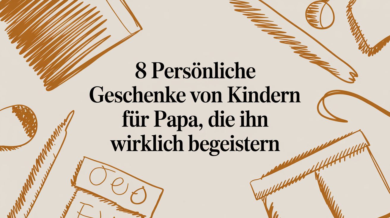 8 persönliche Geschenke von Kindern für Papa, die ihn wirklich begeistern