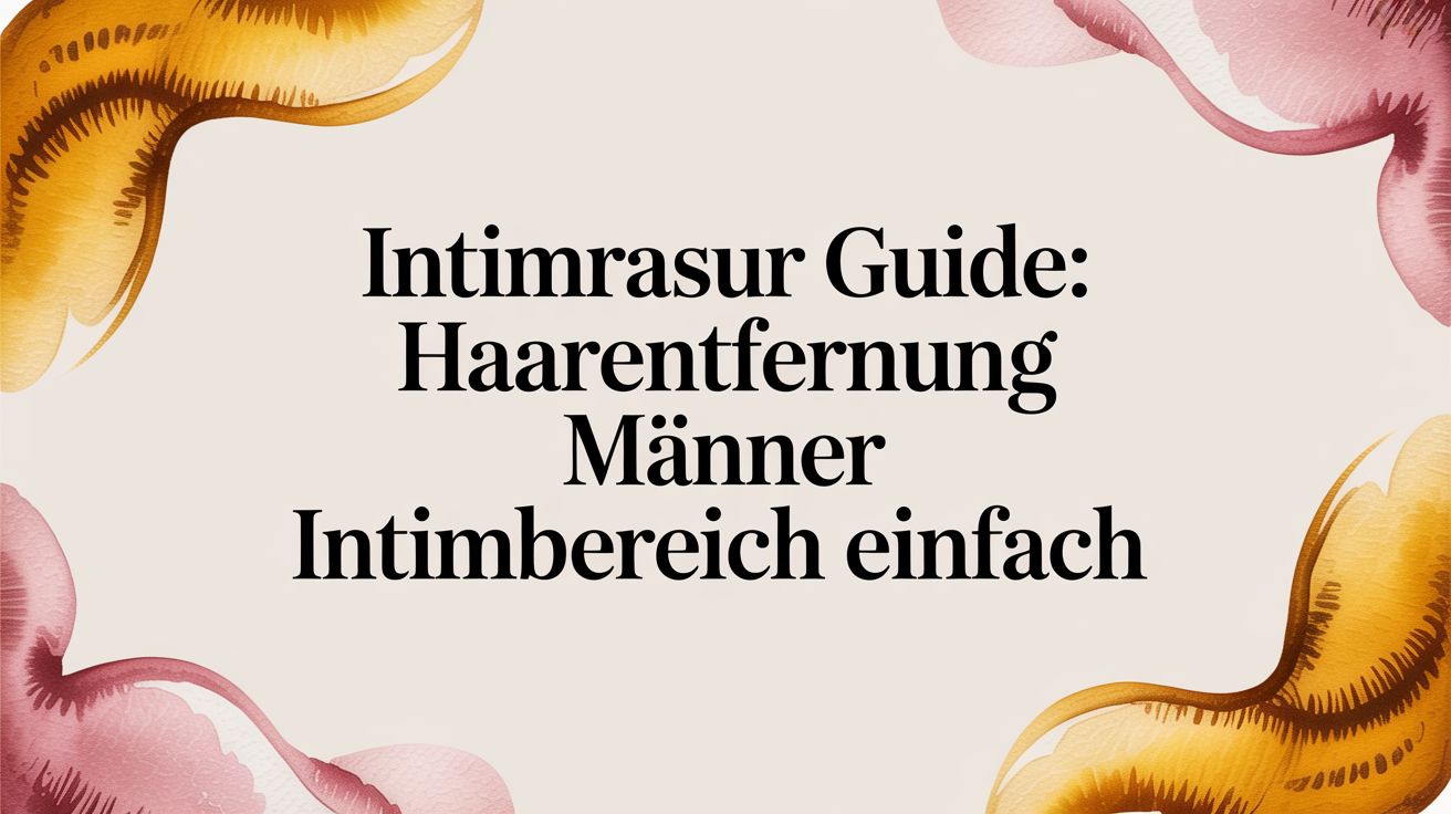 Intimrasur Guide: Haarentfernung bei Männern im Intimbereich einfach erklärt