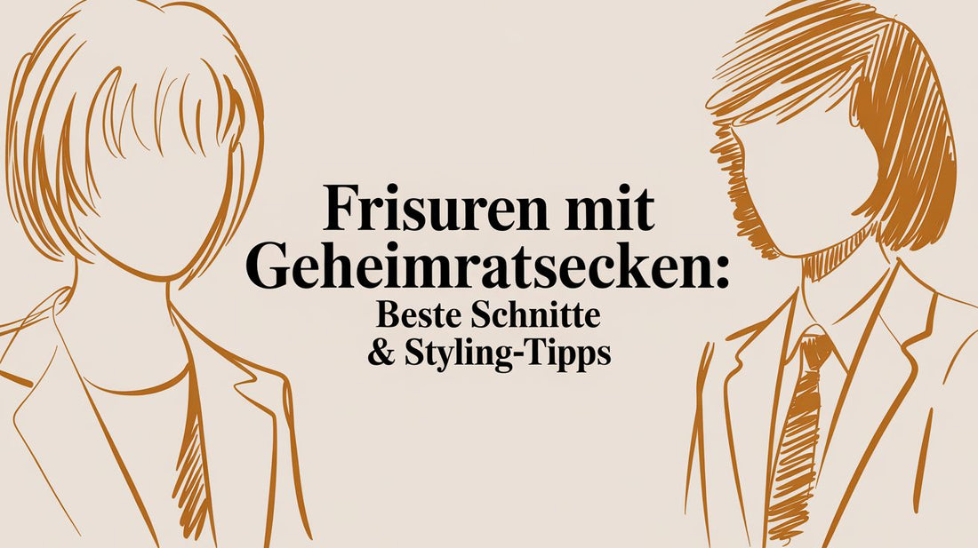 Frisuren mit Geheimratsecken: Beste Schnitte & Styling-Tipps