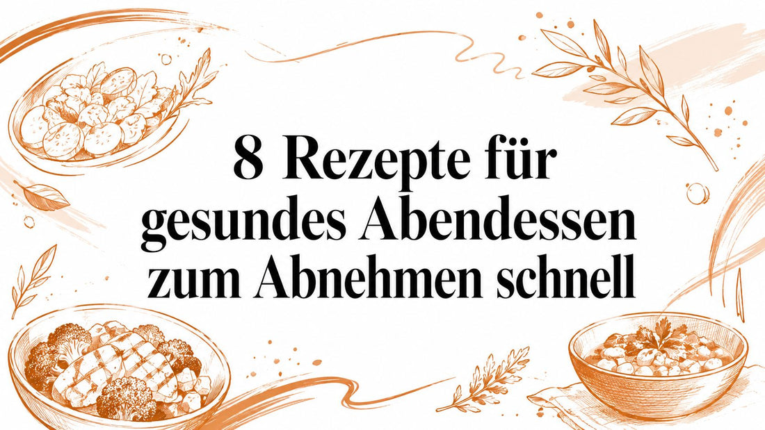 8 Rezepte für gesundes Abendessen zum Abnehmen schnell