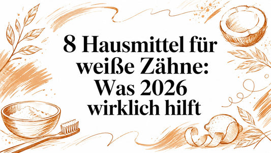 8 Hausmittel für weiße Zähne: Was 2026 wirklich hilft