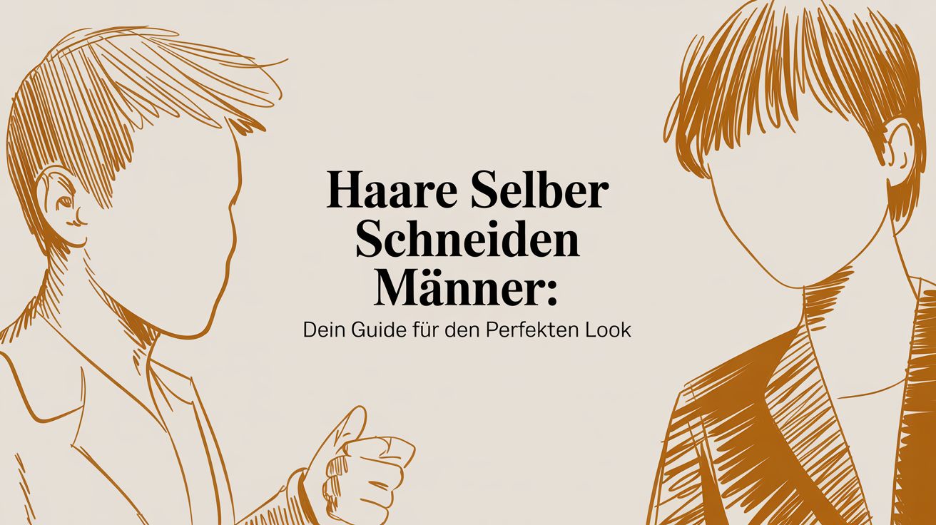 Haare selber schneiden Männer: Dein Guide für den perfekten Look