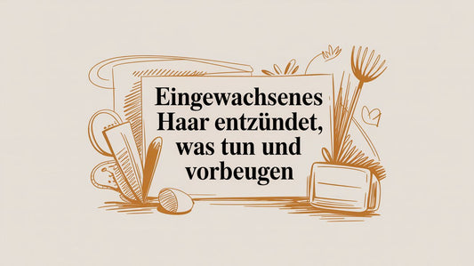 Eingewachsenes haar entzündet was tun und vorbeugen