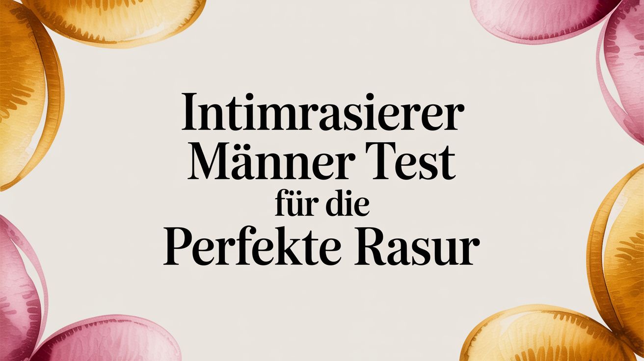 Intimrasierer Männer Test für die perfekte Rasur