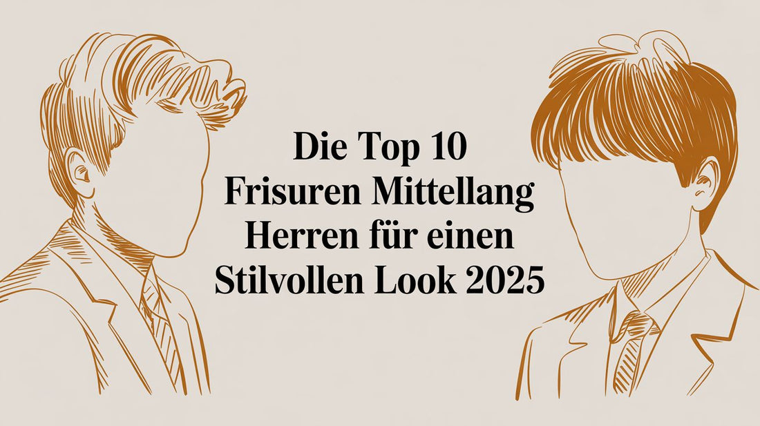 Die top 10 Frisuren mittellang Herren für einen stilvollen Look 2025