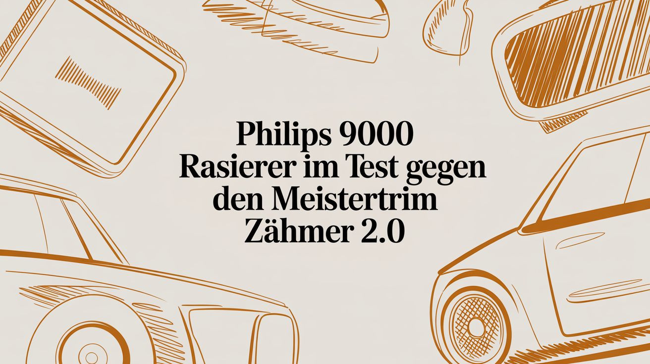 Philips 9000 Rasierer im Test gegen den MeisterTrim Zähmer 2.0