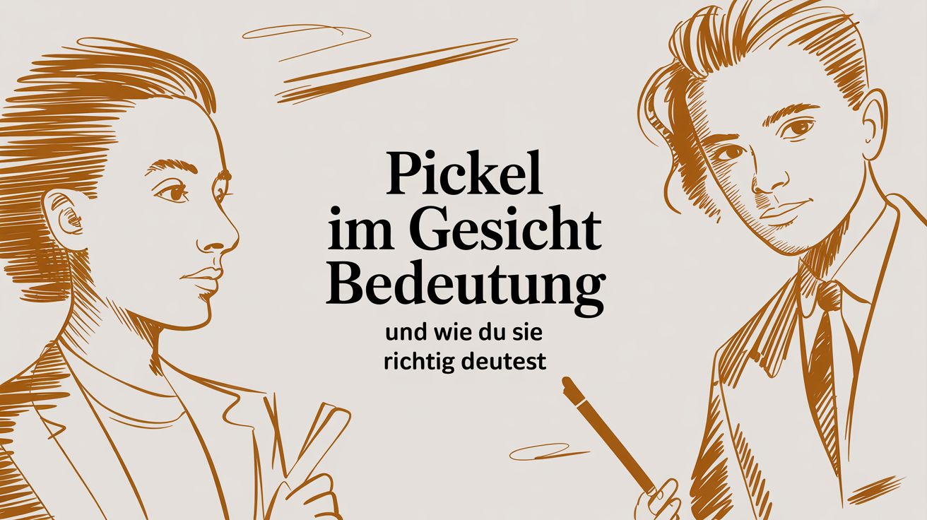 Pickel im Gesicht Bedeutung und wie du sie richtig deutest