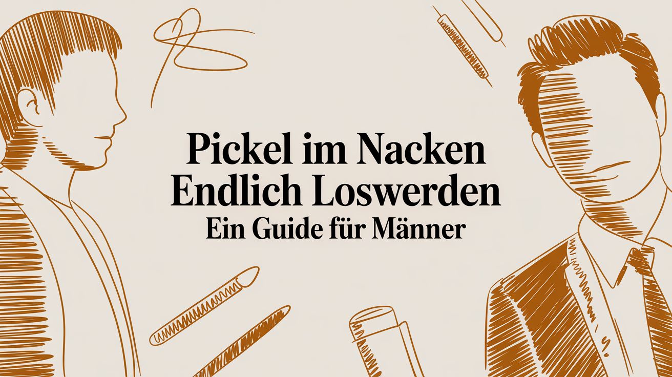 Pickel im Nacken endlich loswerden: Ein Guide für Männer