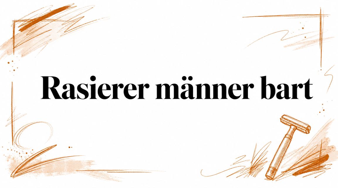 Rasierer für den Männer-Bart
