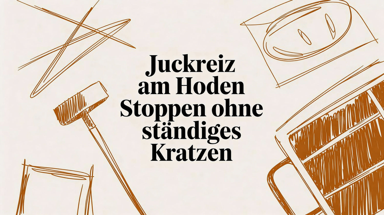 Juckreiz am Hoden stoppen ohne ständiges Kratzen