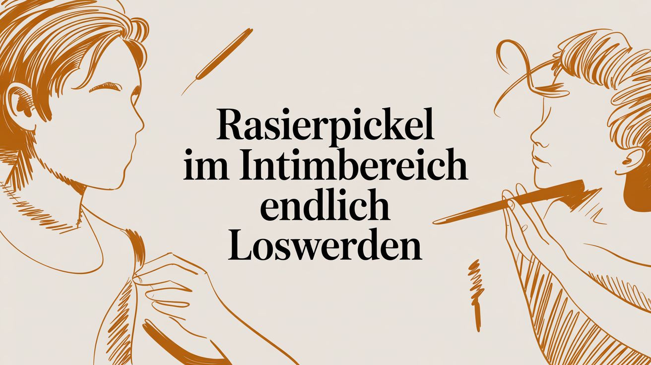 Rasierpickel im Intimbereich endlich loswerden